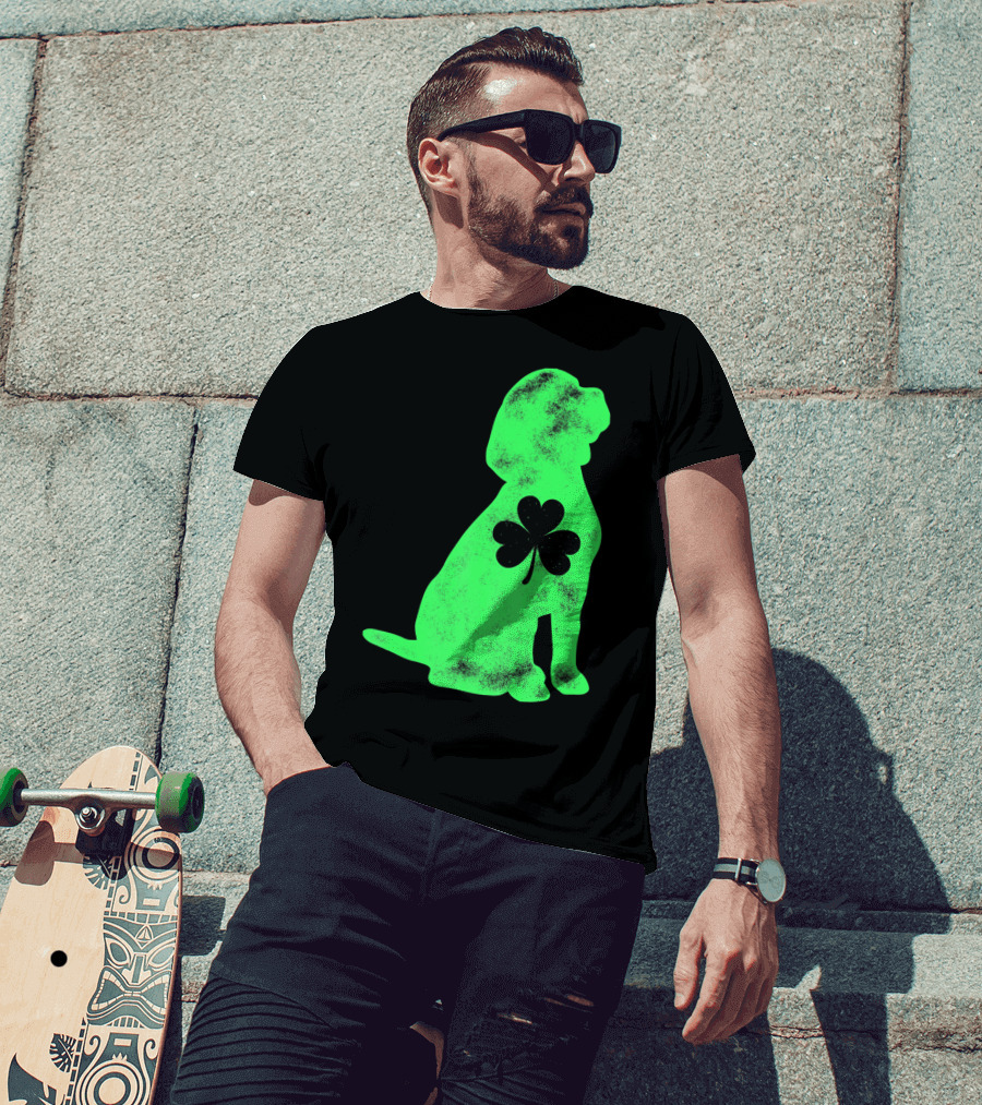 Beagle St Patricks Day Shamrock T-Shirt