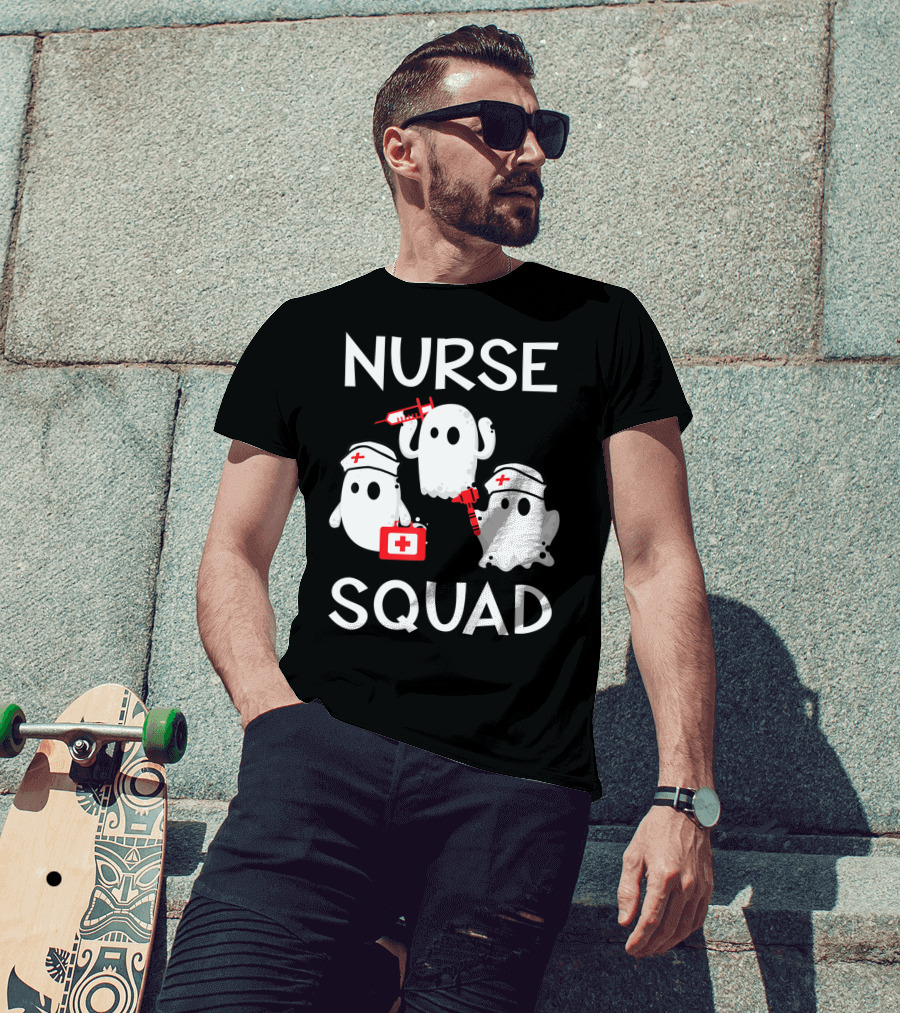 Nurse Squad Boo Boo Ghost Trio T-Shirt