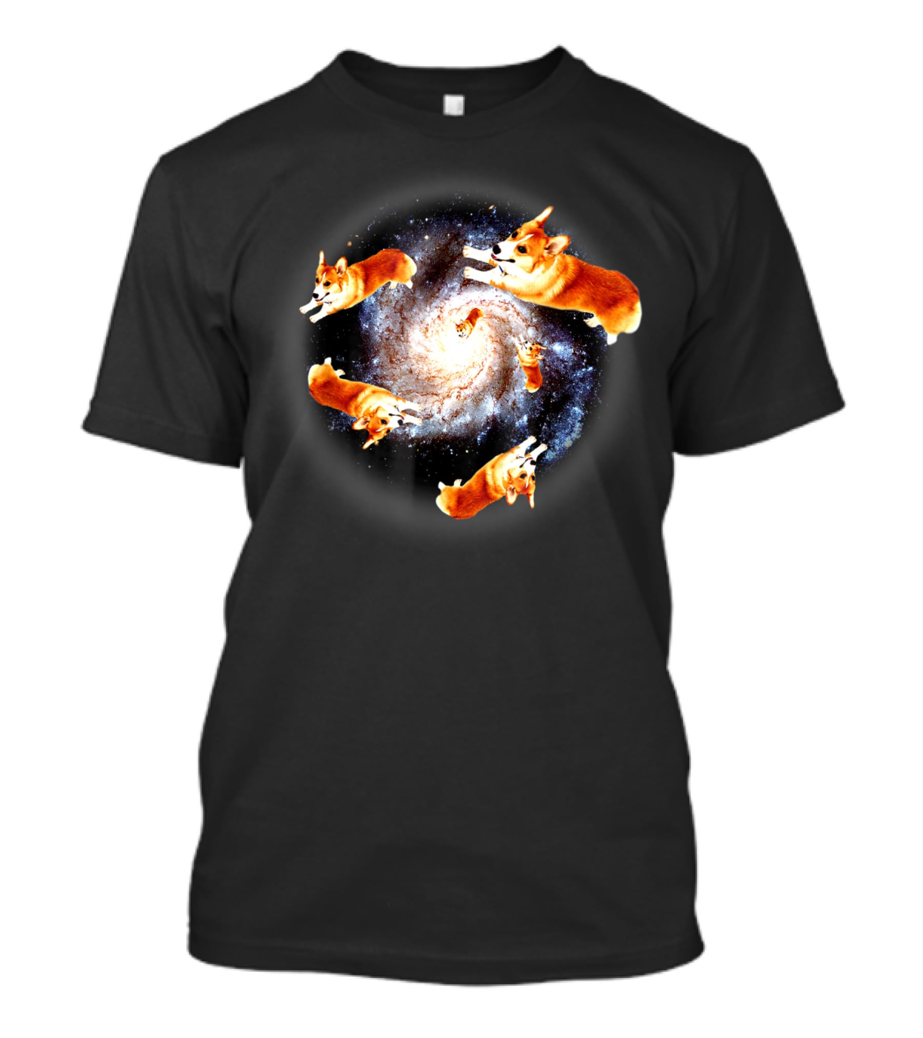 Corgi Galaxy Funny For Girls Space Dogs T-Shirt