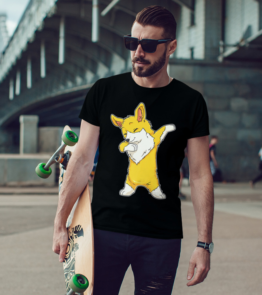 Corgi Dabbing Dance Welsh Corgis Dab T-Shirt