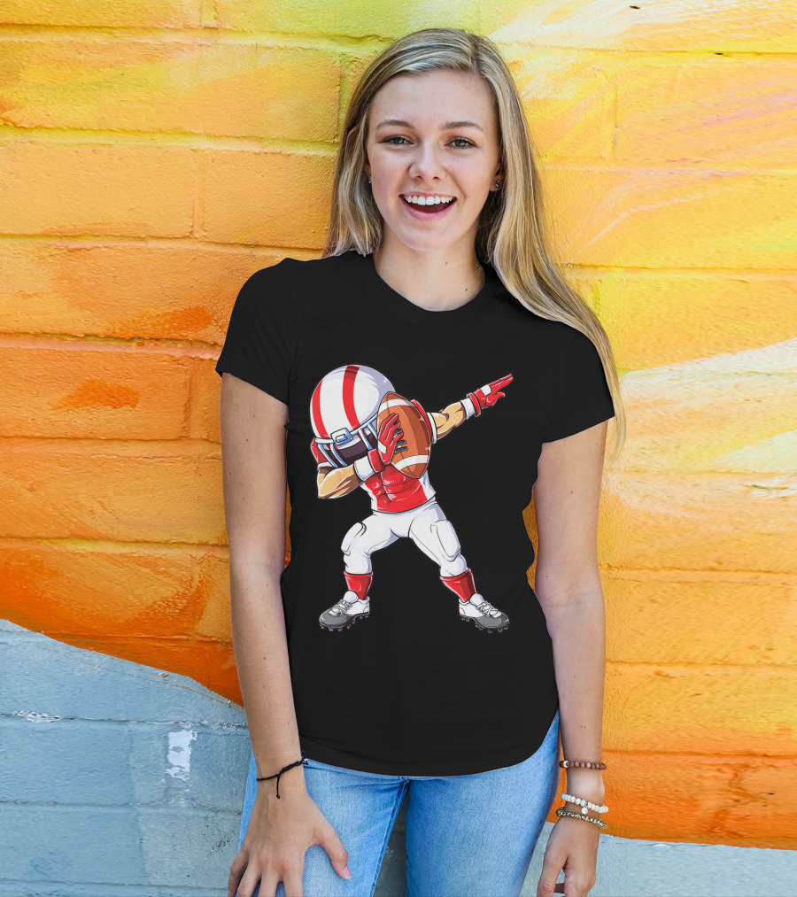 Dabbing Football Player Dab Dance Pose T-Shirt