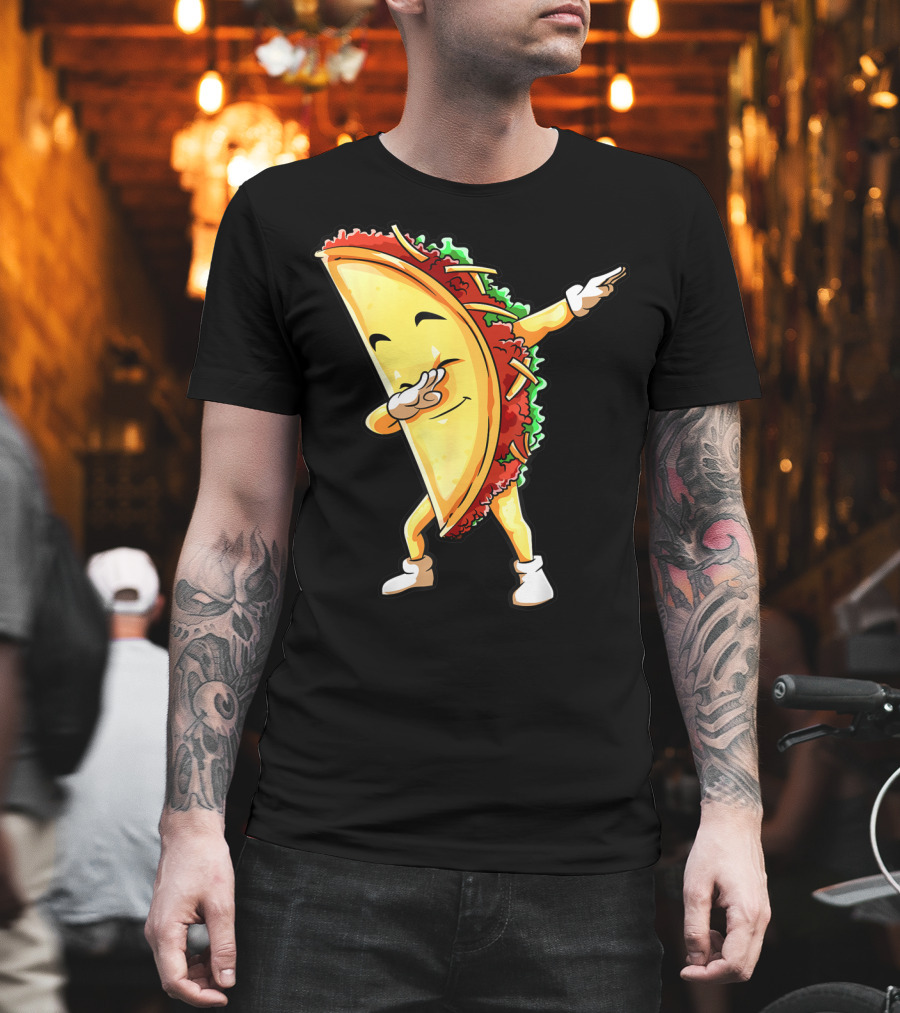 Dabbing Taco Funny Cinco de Mayo Mexican Food Lover Dab T-Shirt