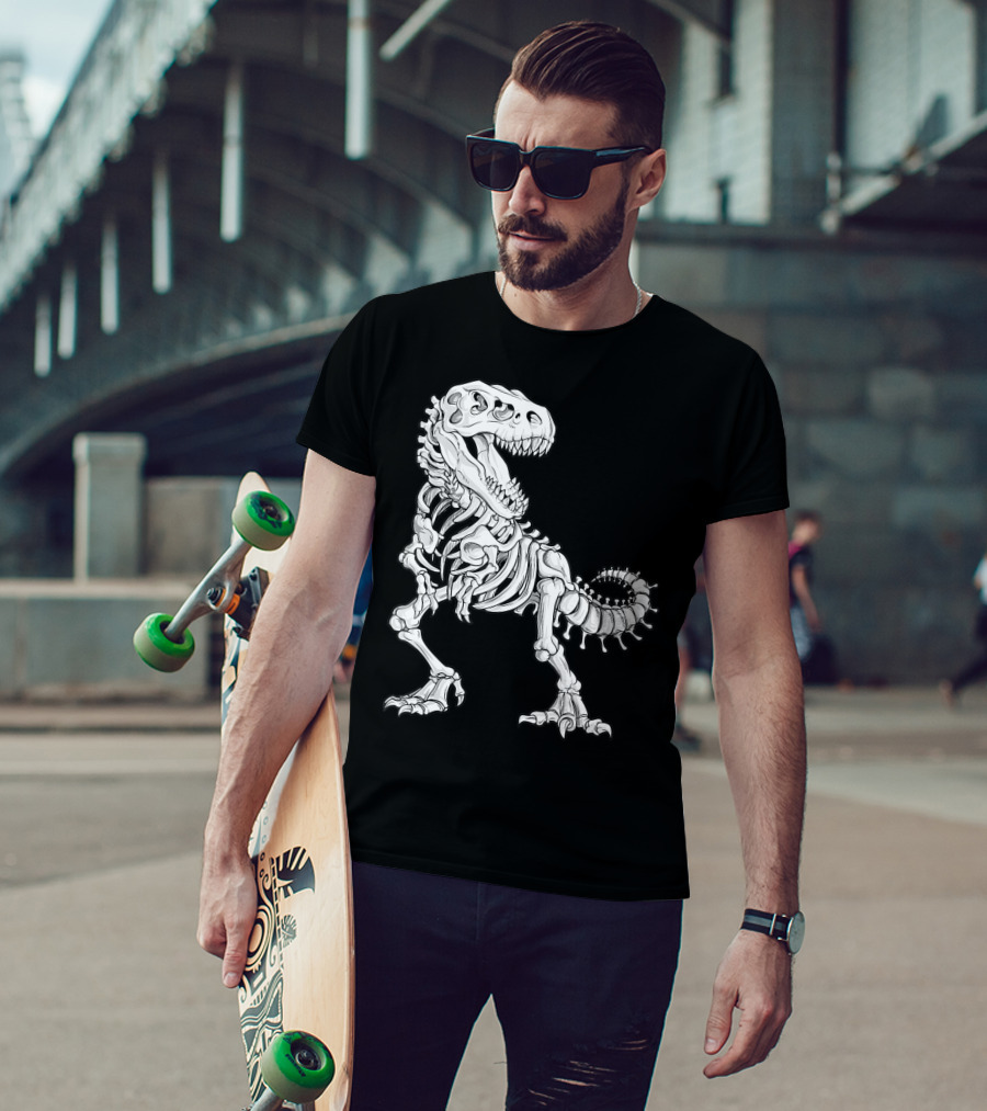 Dinosaur Skeleton T-Rex Fossil T-Shirt