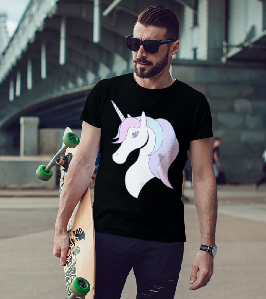 Fabulous Unicorn Pastel Colors For Women Girls T-Shirt