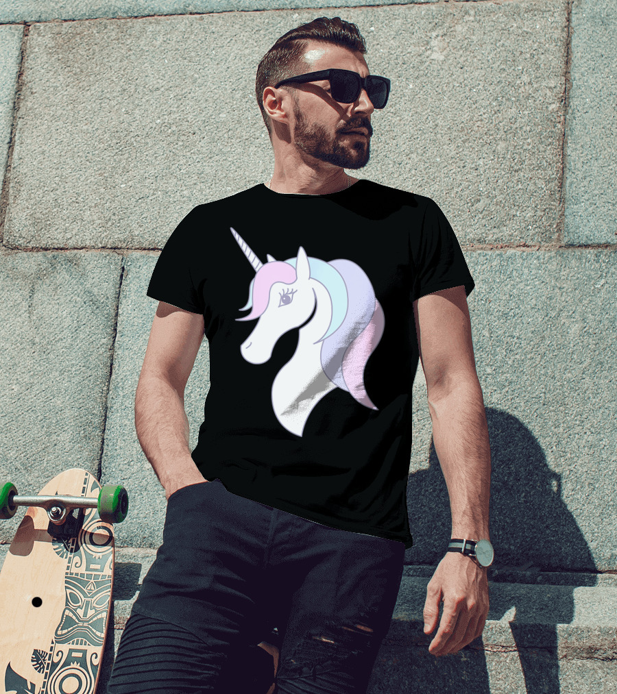 Fabulous Unicorn Pastel Colors For Women Girls T-Shirt