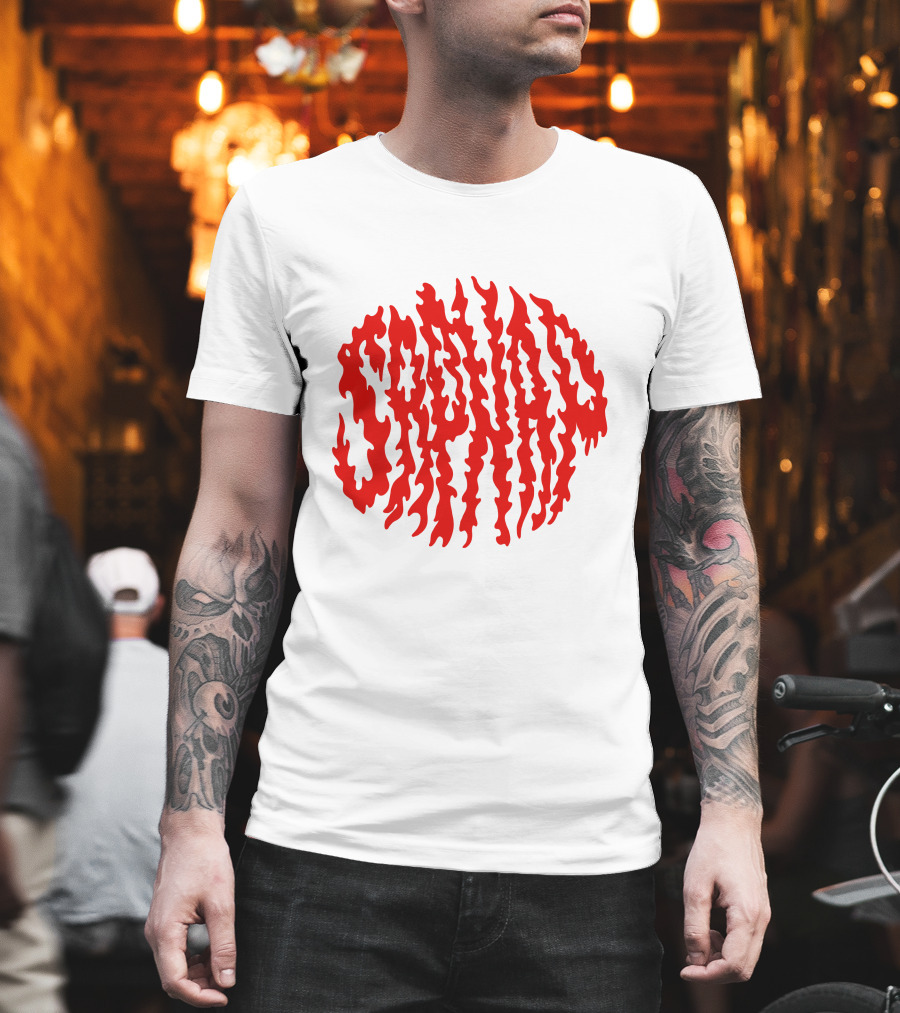 Sapnap Flame Name Red Fiery Merchandise T-Shirt