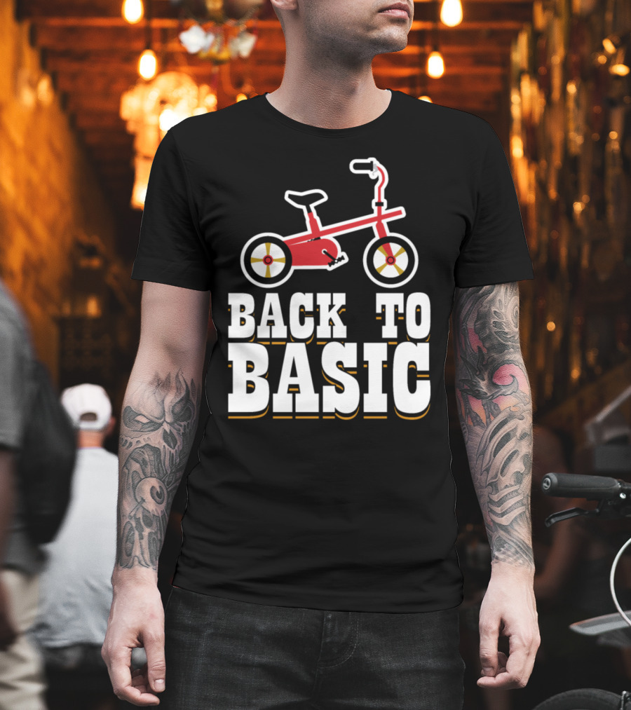 Back To Basic Red Tricycle T-Shirt