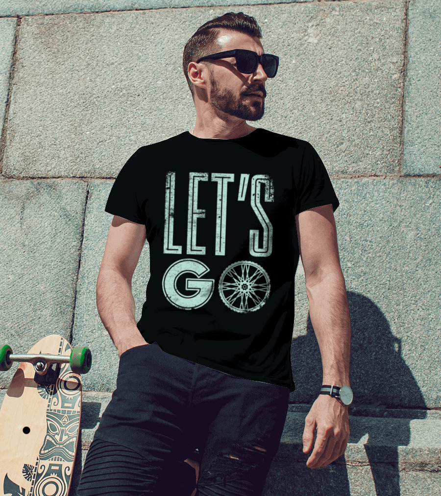 LET'S GO Bicycle Hobby Riding Bike Racer T-Shirt