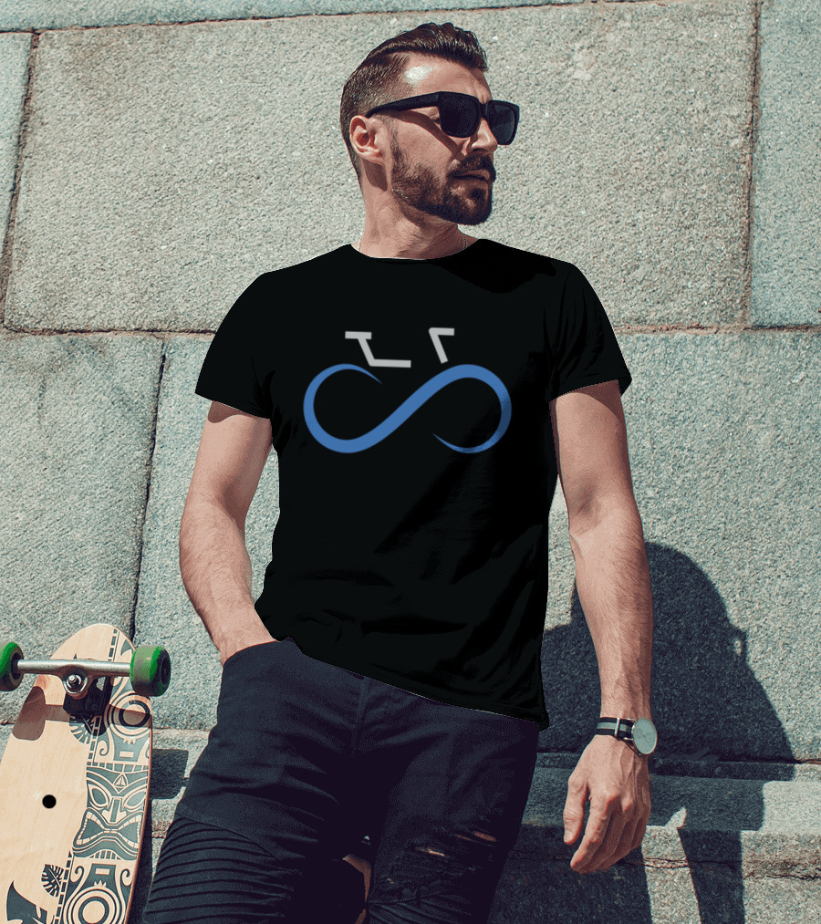 Bike Cycling Infinity Symbol Forever T-Shirt