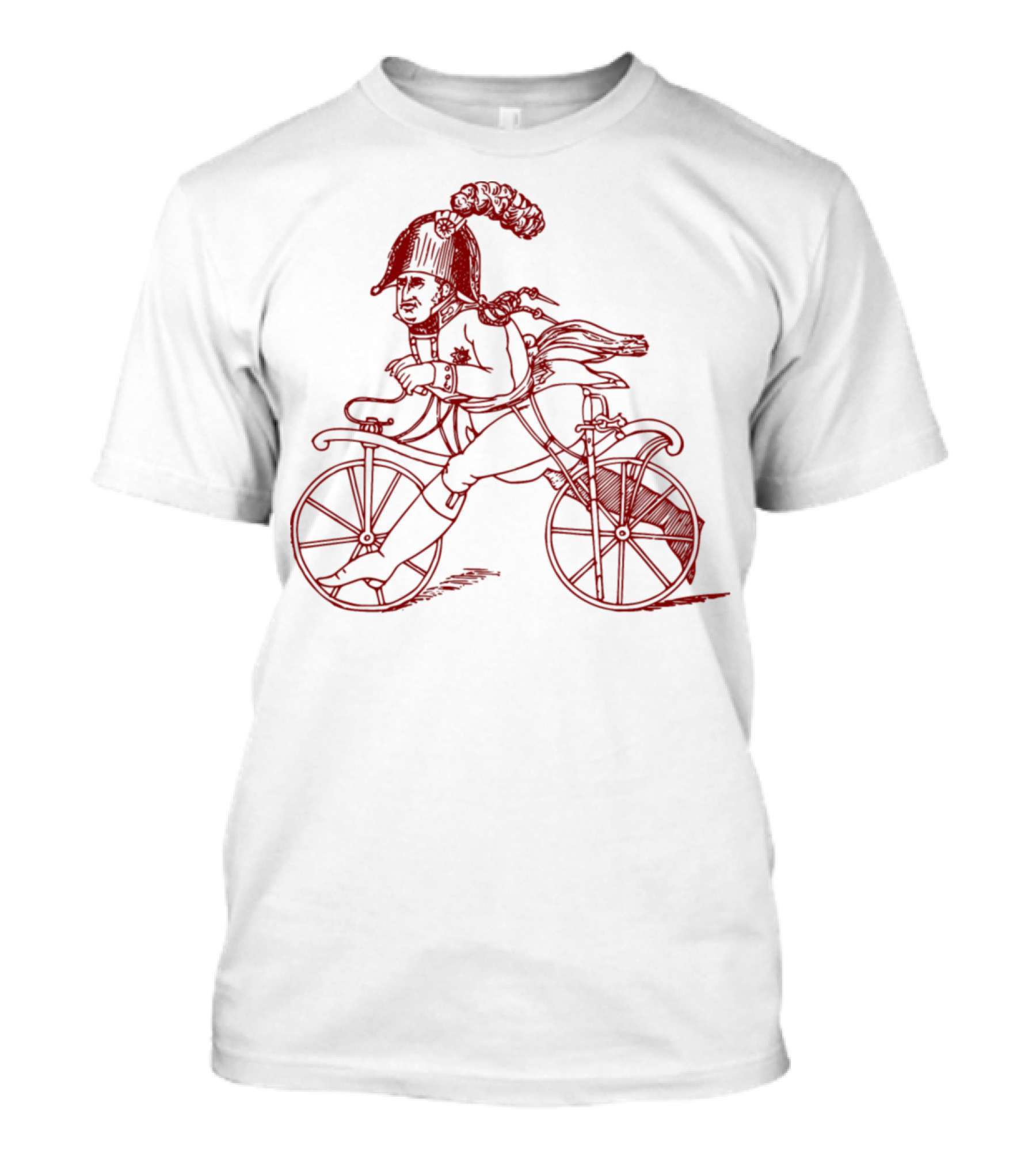 Napoleon France Bicycle Riding T-Shirt