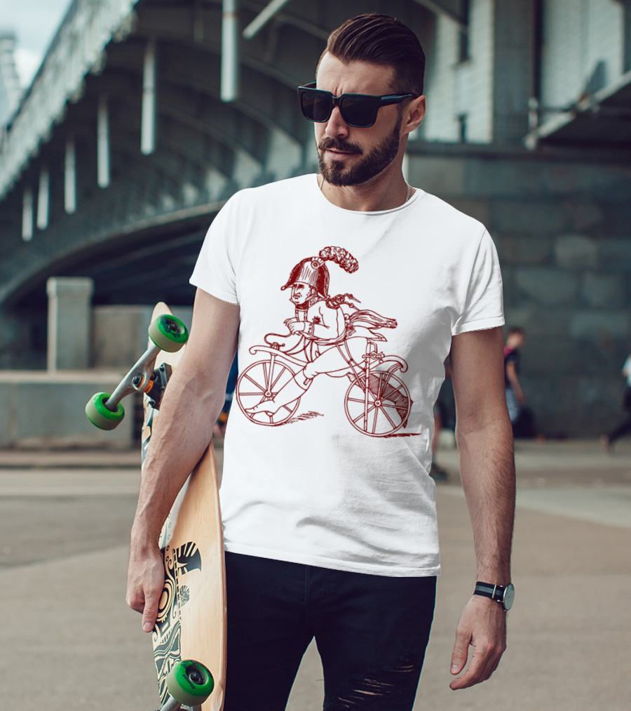 Napoleon France Bicycle Riding T-Shirt