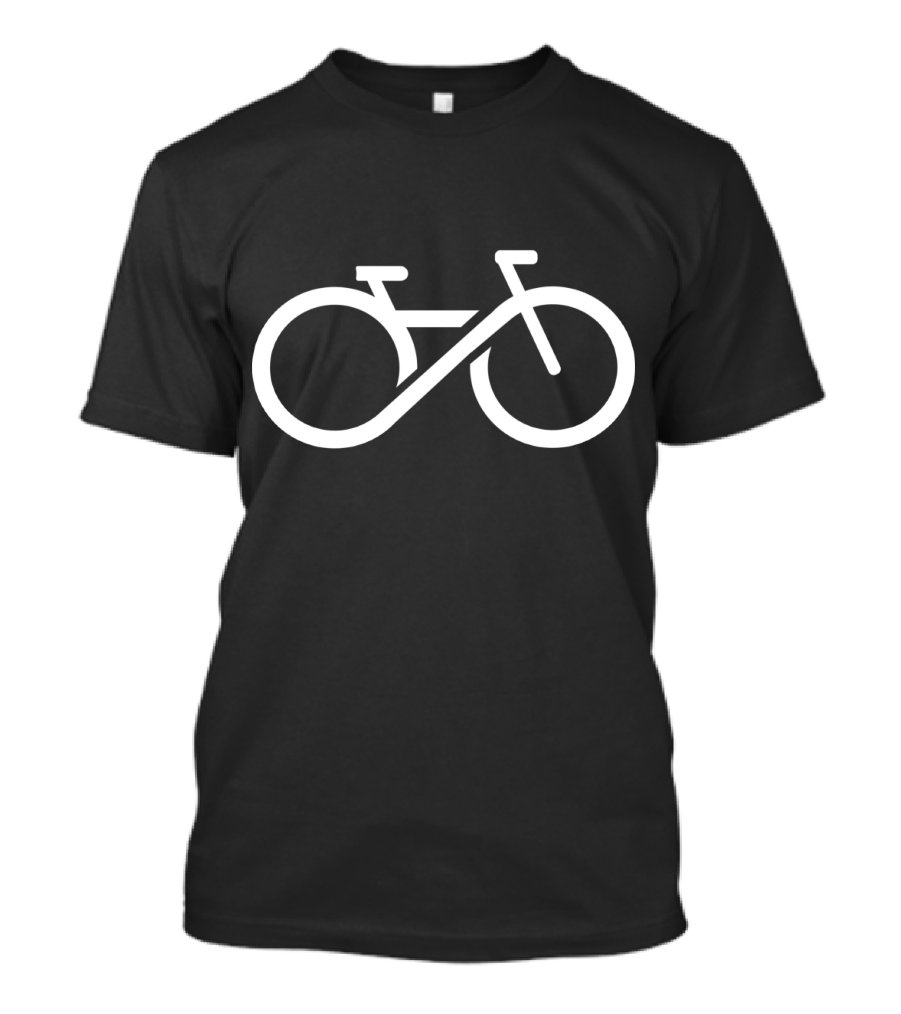 Bike Infinity Symbol Cycling Loop T-Shirt
