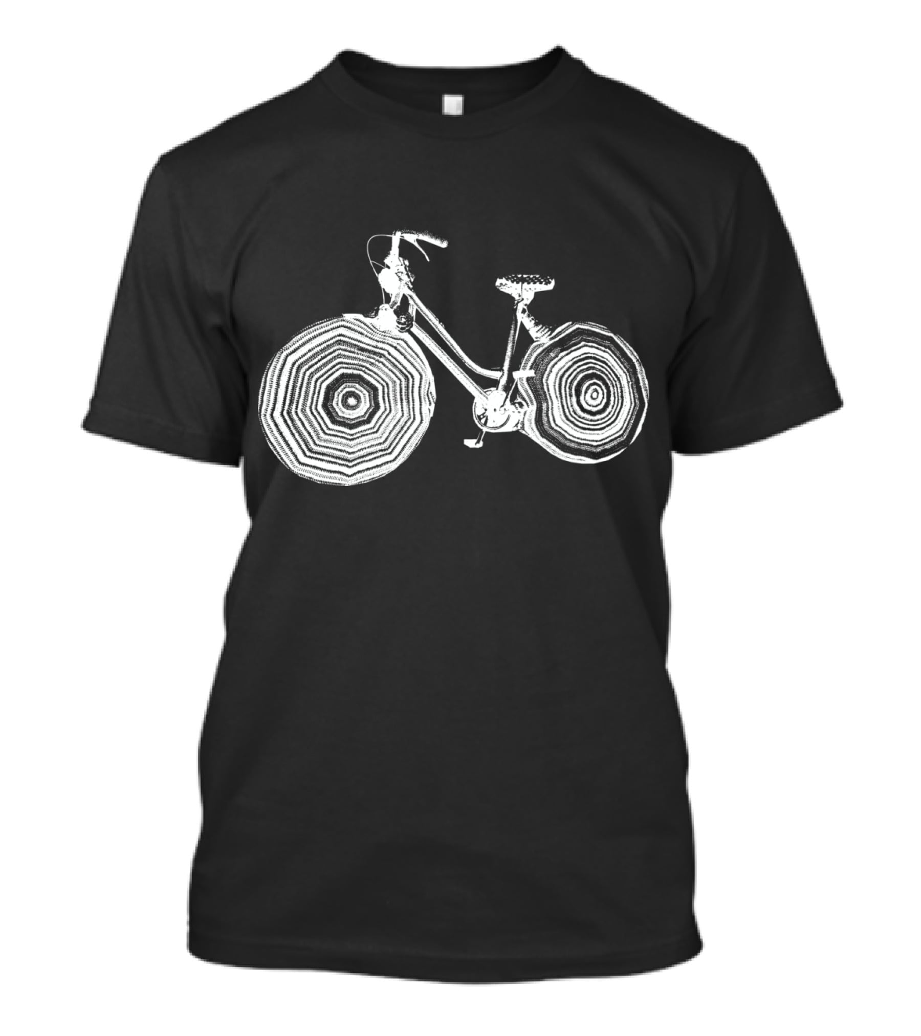 Bikeadelic Groovy Spiral Wheel Bicycle T-Shirt