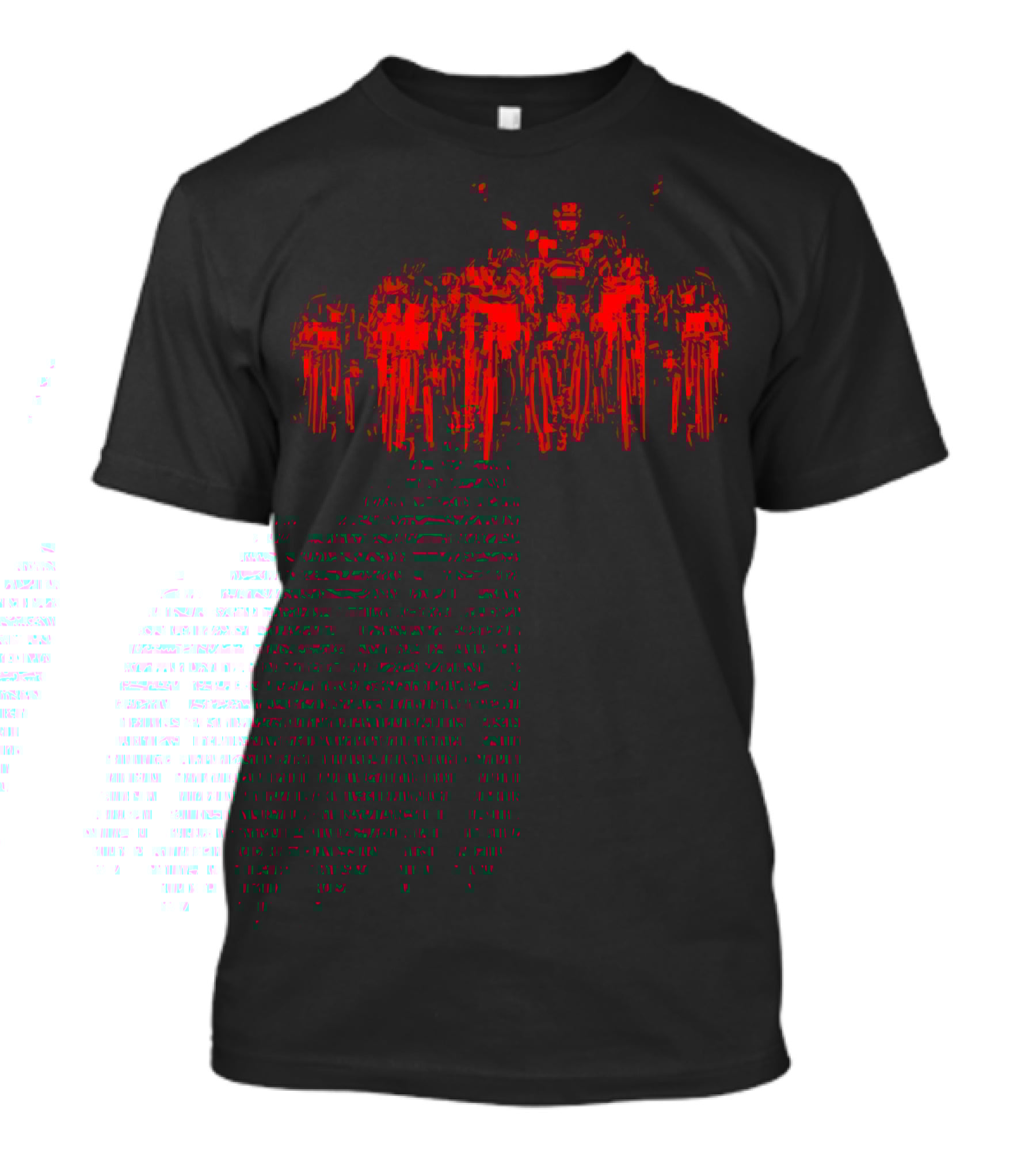 Cycling Race Red Pack Road Competition T-Shirt