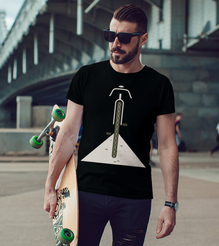 Gravel Grinder Bicycle Path Adventure T-Shirt
