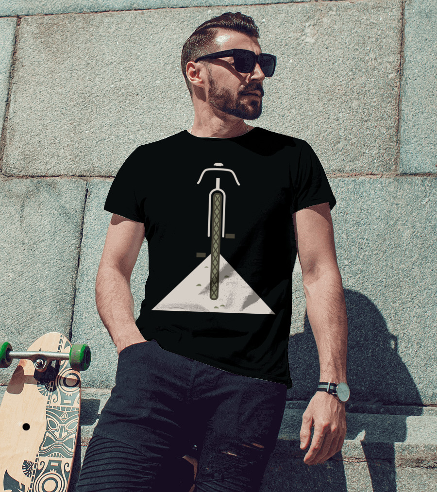Gravel Grinder Bicycle Path Adventure T-Shirt