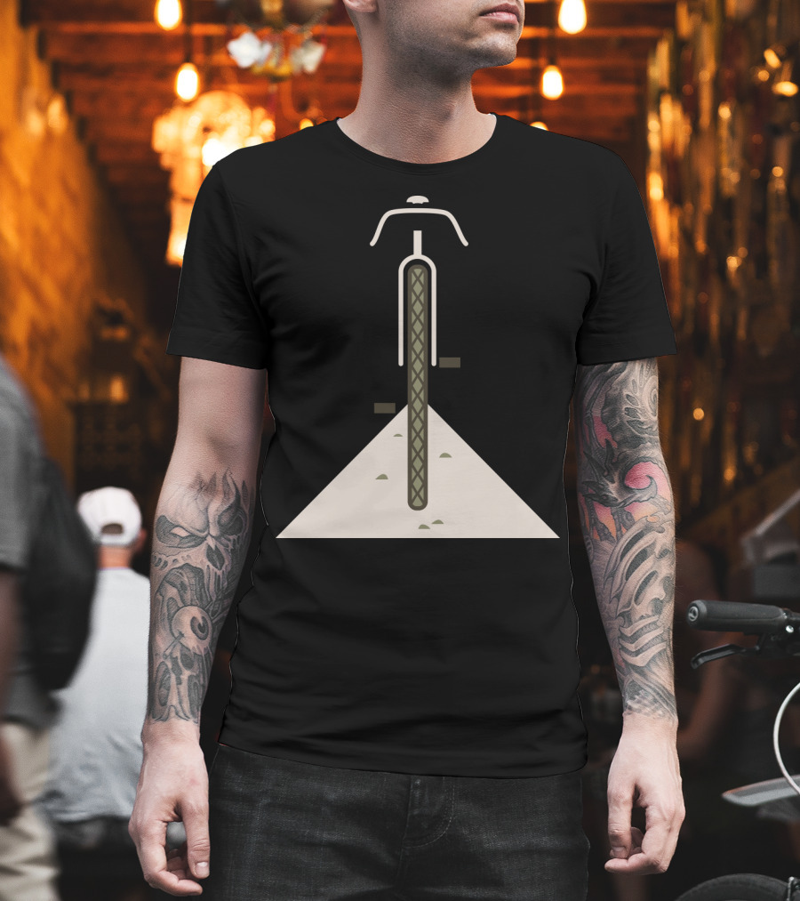 Gravel Grinder Bicycle Path Adventure T-Shirt