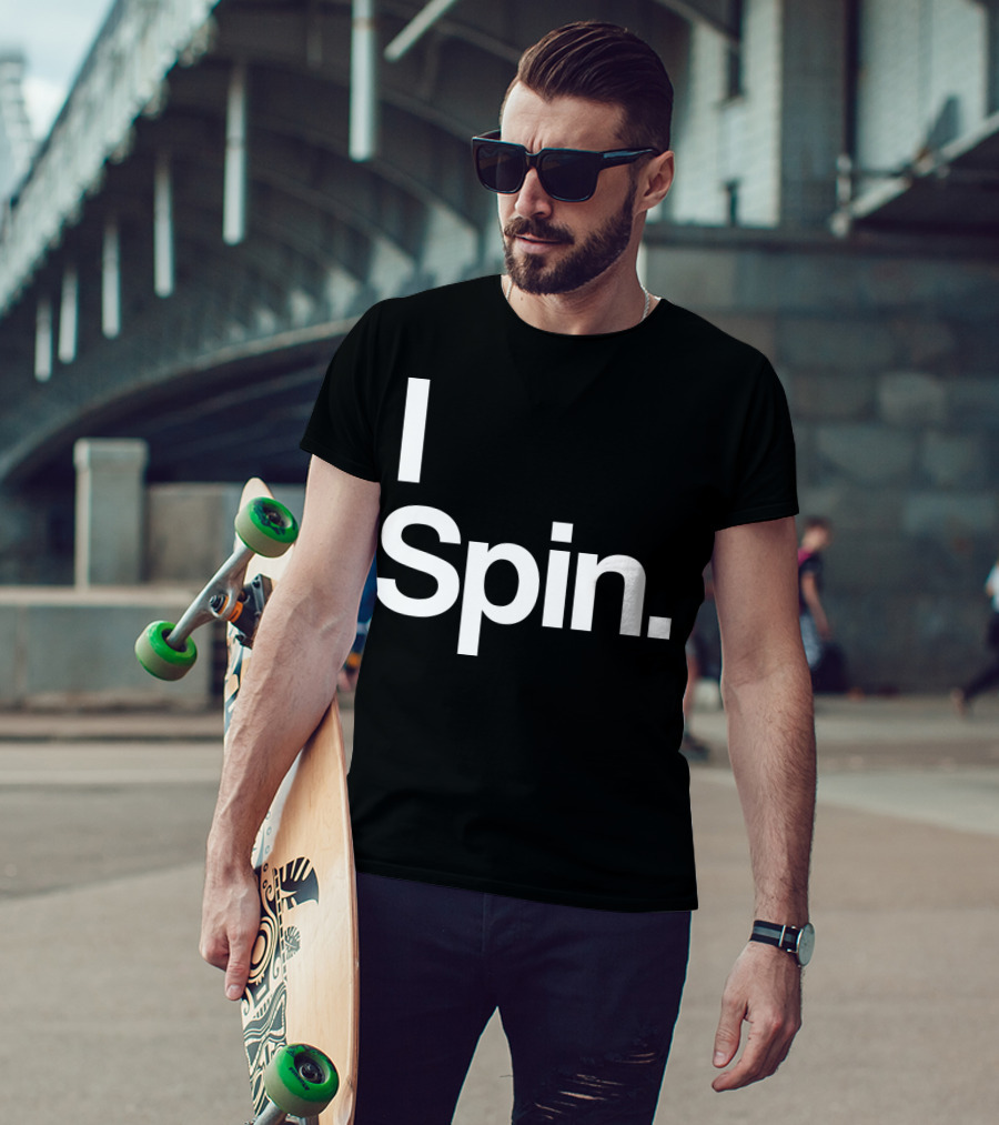 I Spin Cycling Biking Workout Fitness Enthusiast T-Shirt