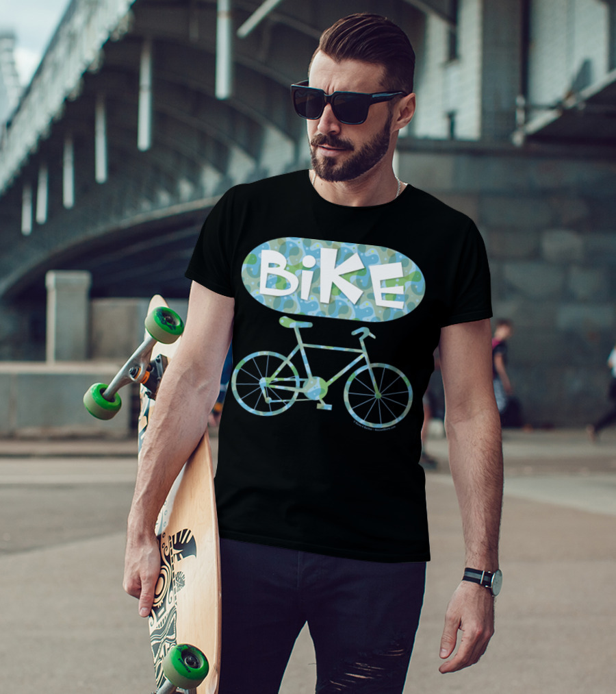 BiKE Oval Vintage Bicycle T-Shirt