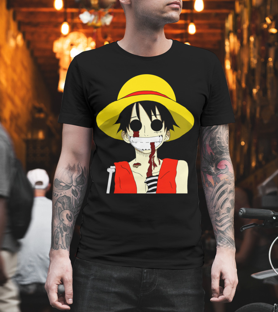 Monkey D Zombie One Piece Straw Hat Luffy T-Shirt