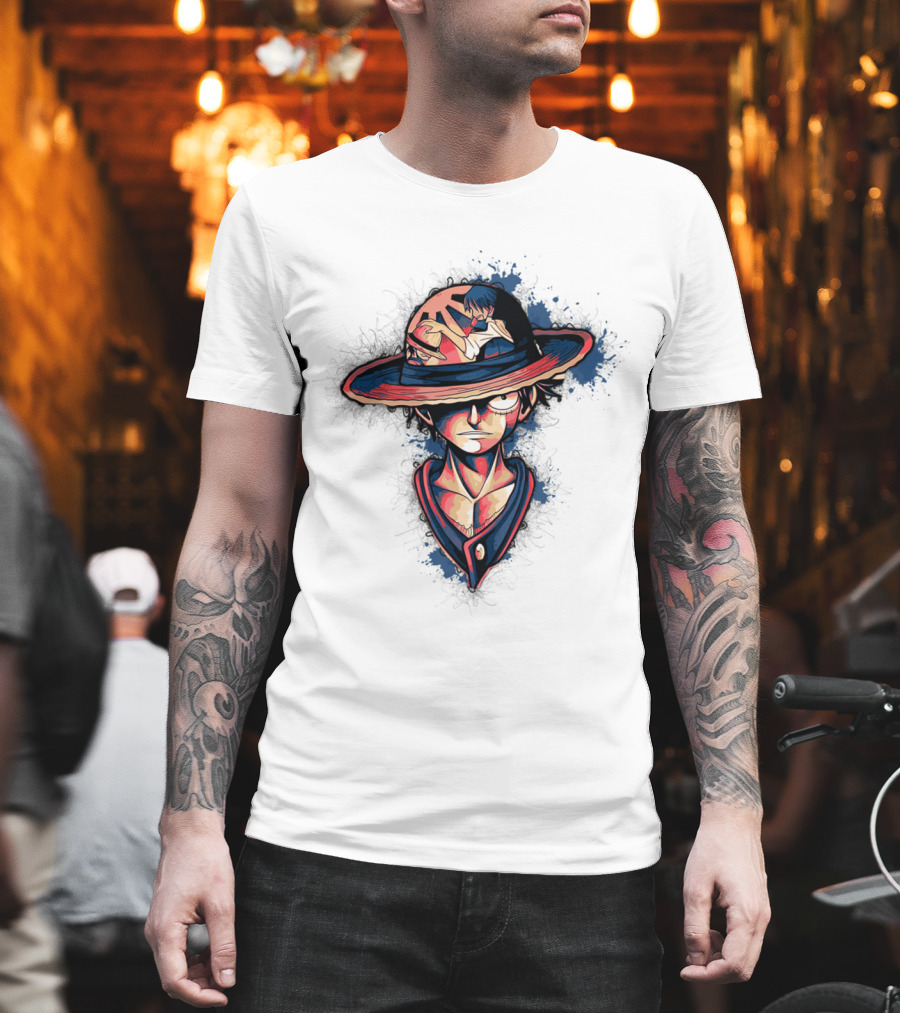 ONE PIECE Luffy The Captain FanArt Iconic Hat T-Shirt