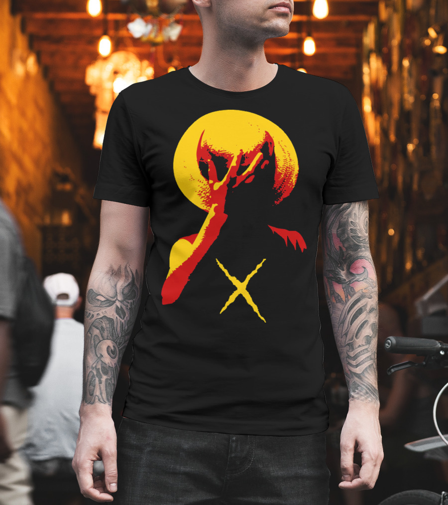 Monkey D. Luffy Portrait with Straw Hat and Crossed Arms T-Shirt