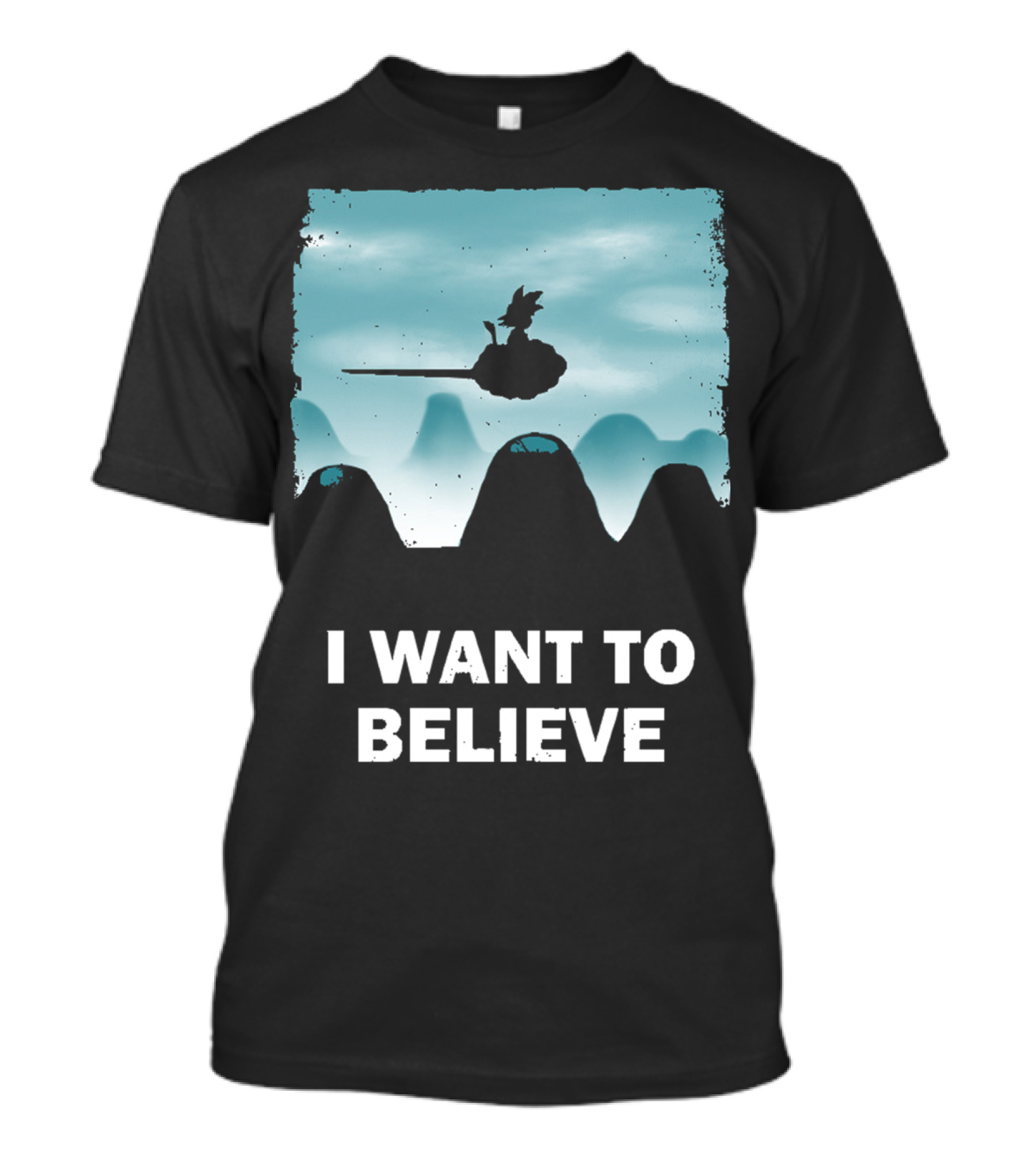 I Want To Believe Goku Nimbus Cloud T-Shirt