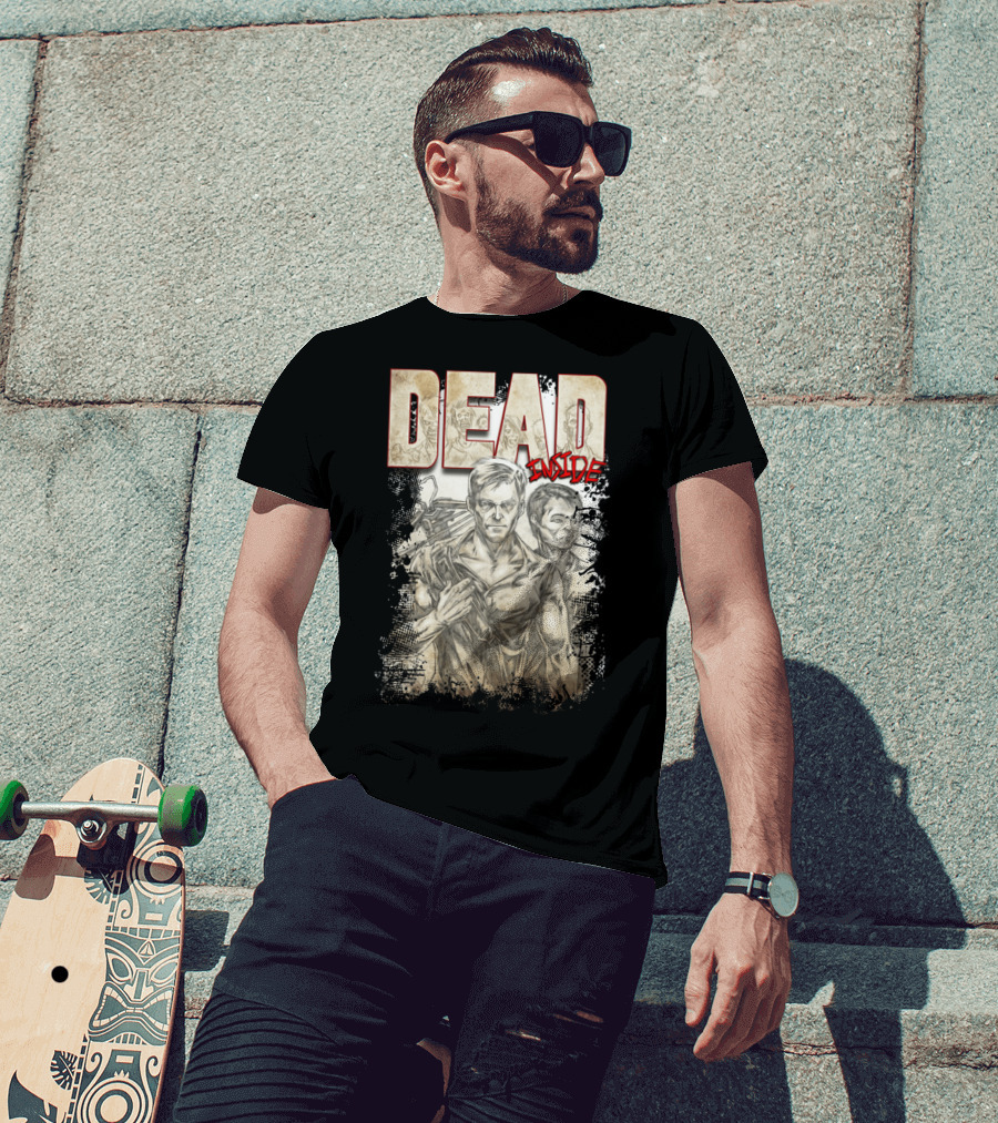 DEAD Inside Sketch Style Gritty Duo T-Shirt