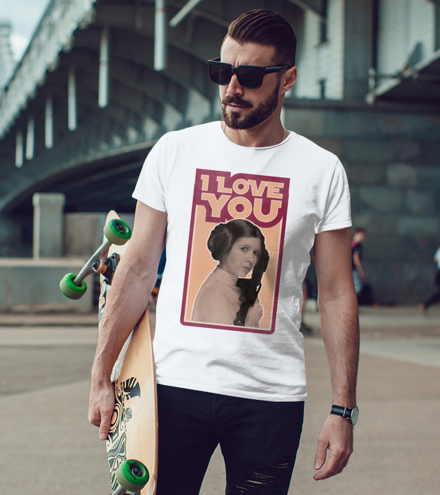 I Love You Leia Vintage T-Shirt