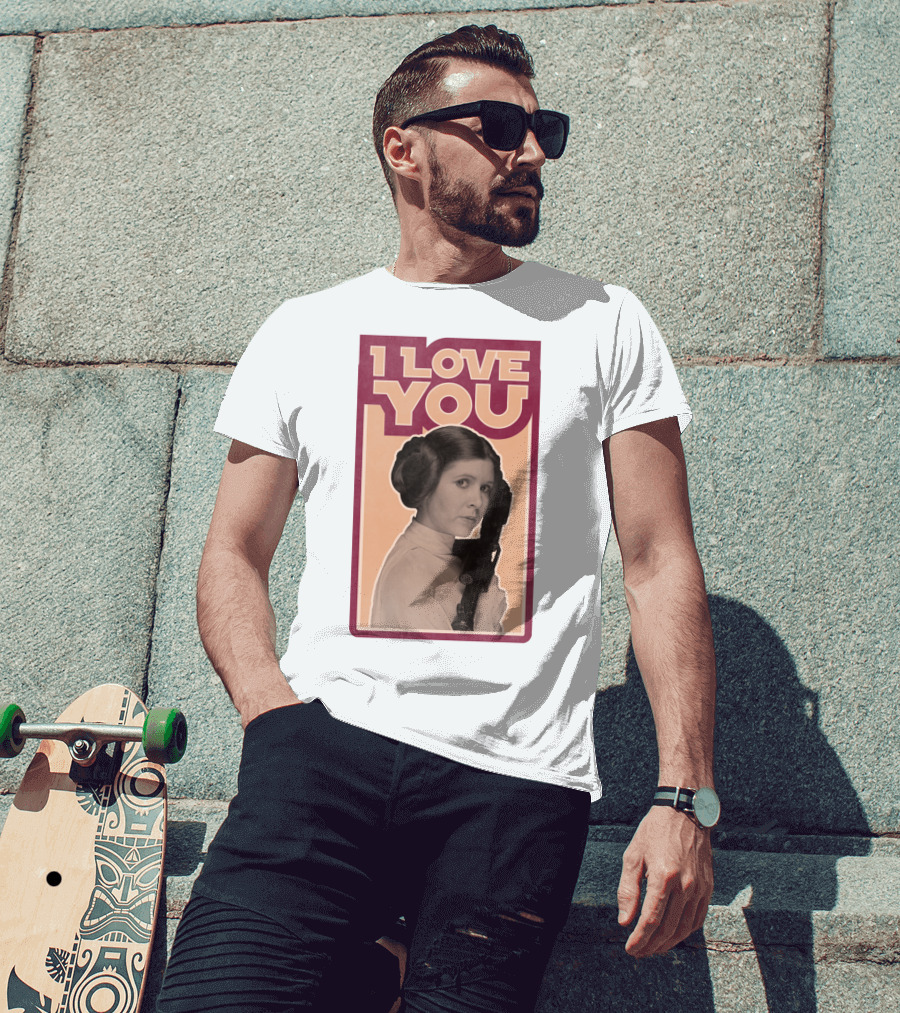 I Love You Leia Vintage T-Shirt