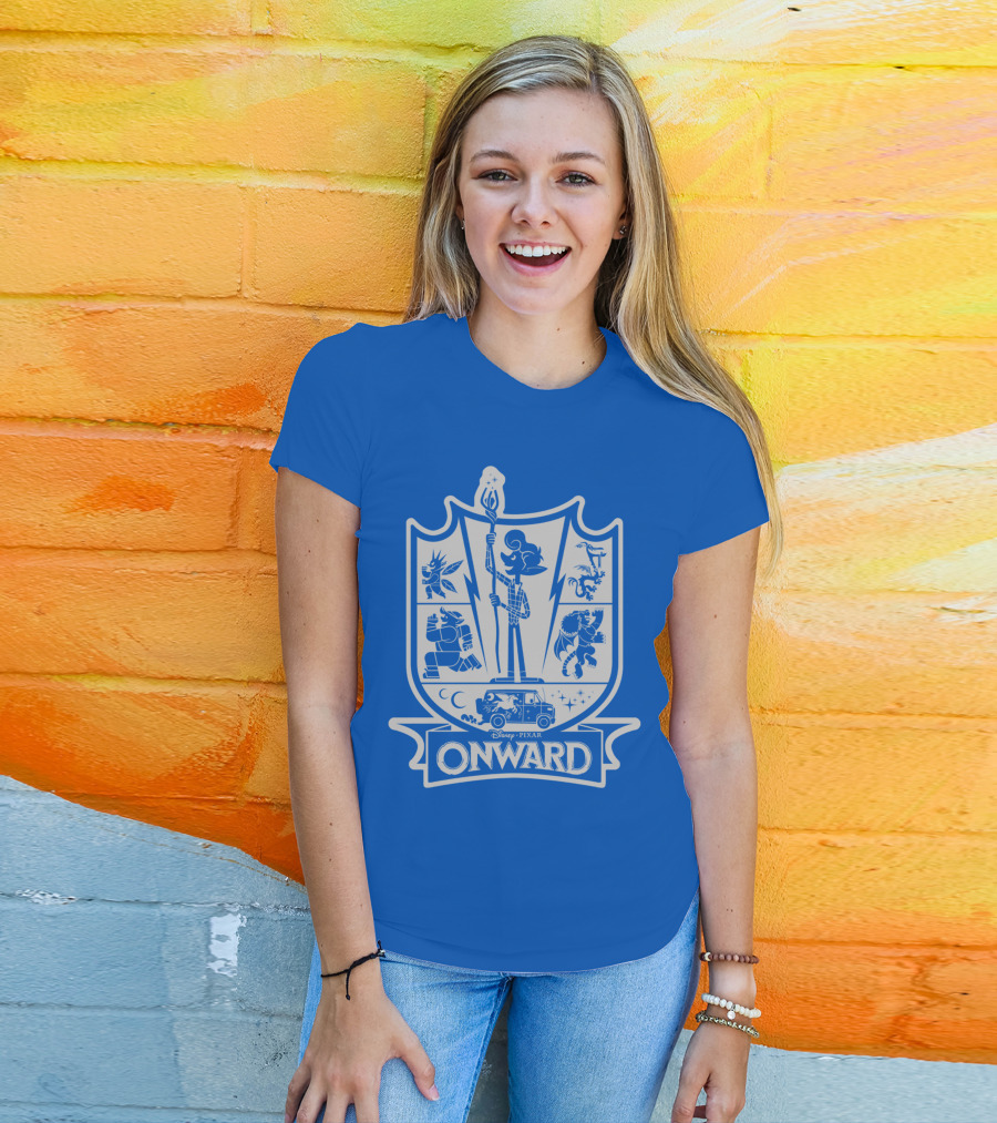 Disney Pixar Onward Magical Adventure Crest T-Shirt