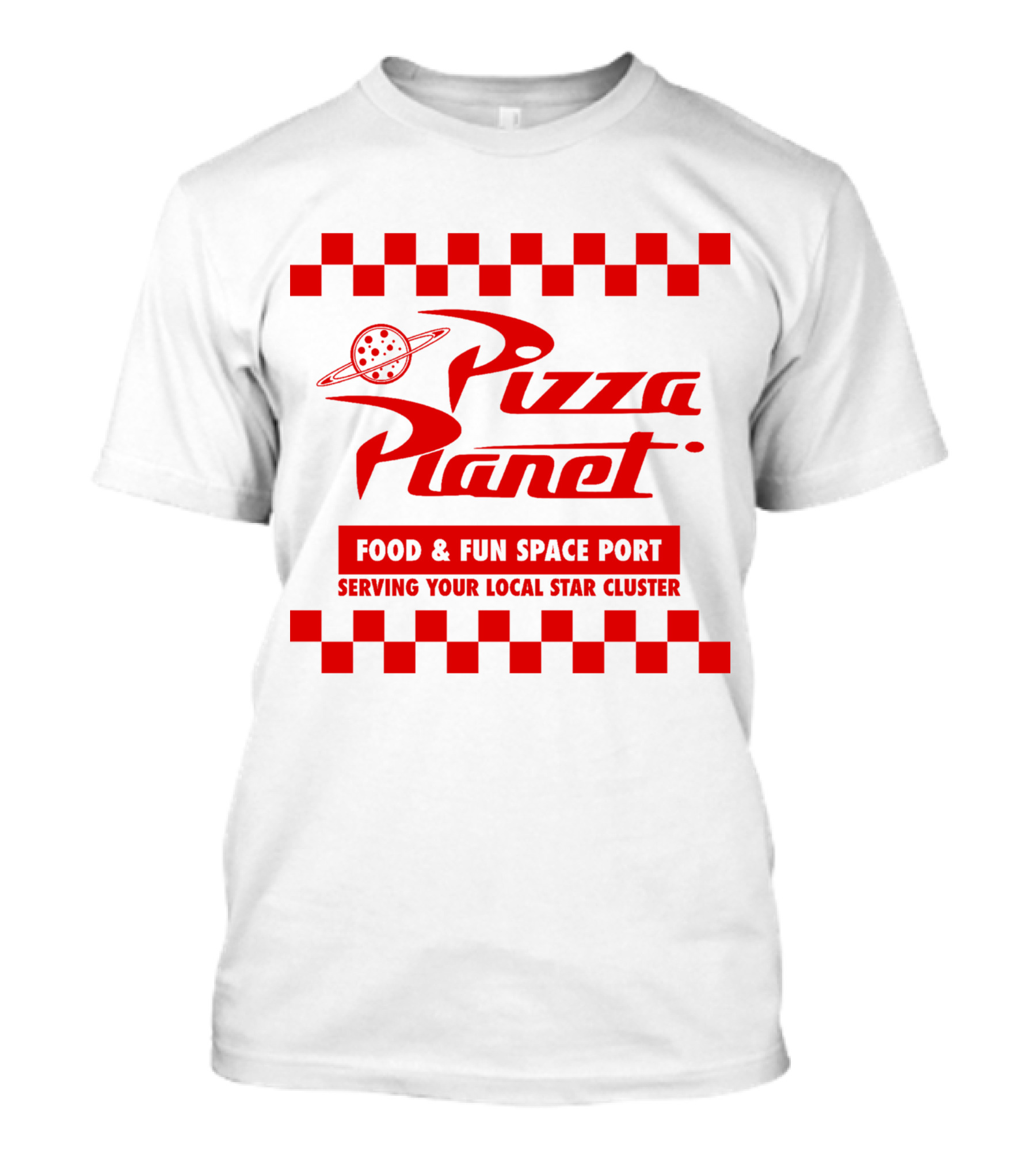 Pizza Planet Disney Pixar Food And Fun Space Port Serving Your Local Star Cluster T-Shirt