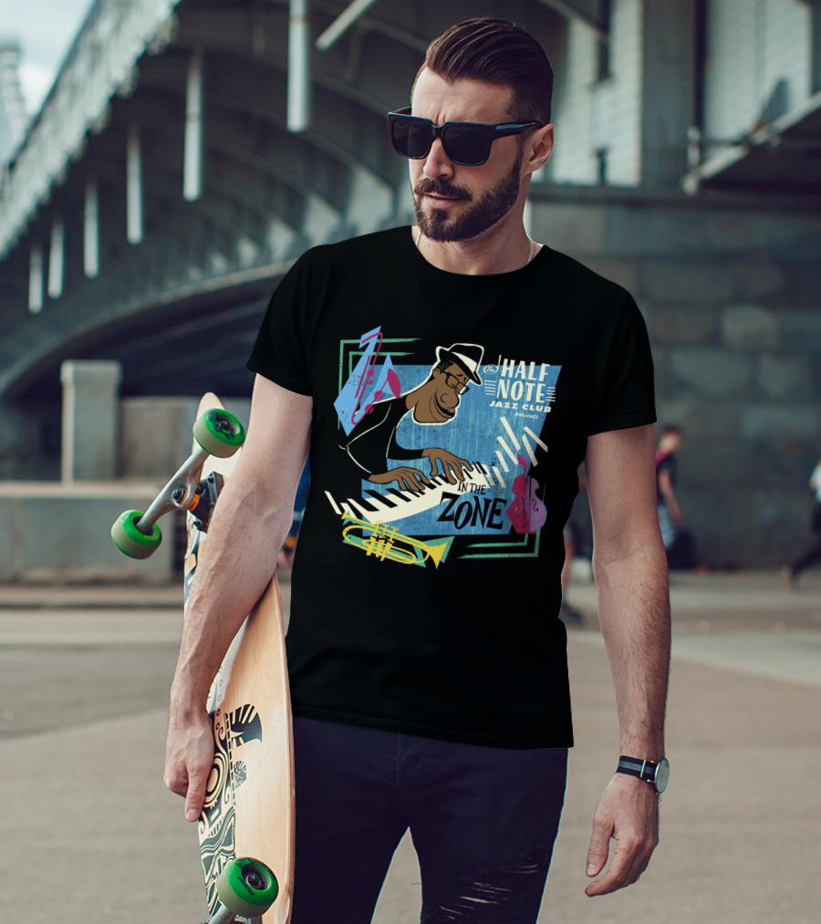 The Half Note Jazz Club Presents In The Zone Pixar Soul Joe Disney T-Shirt