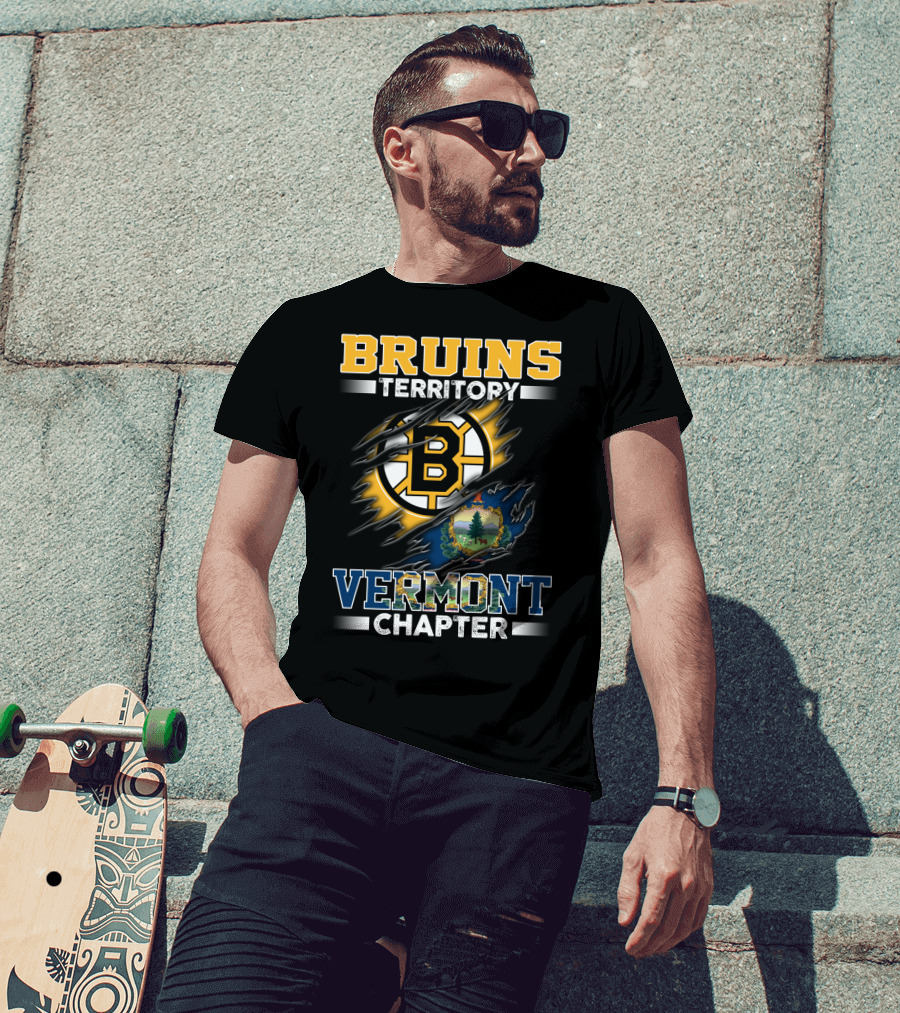 Bruins Territory Vermont Chapter T-Shirt