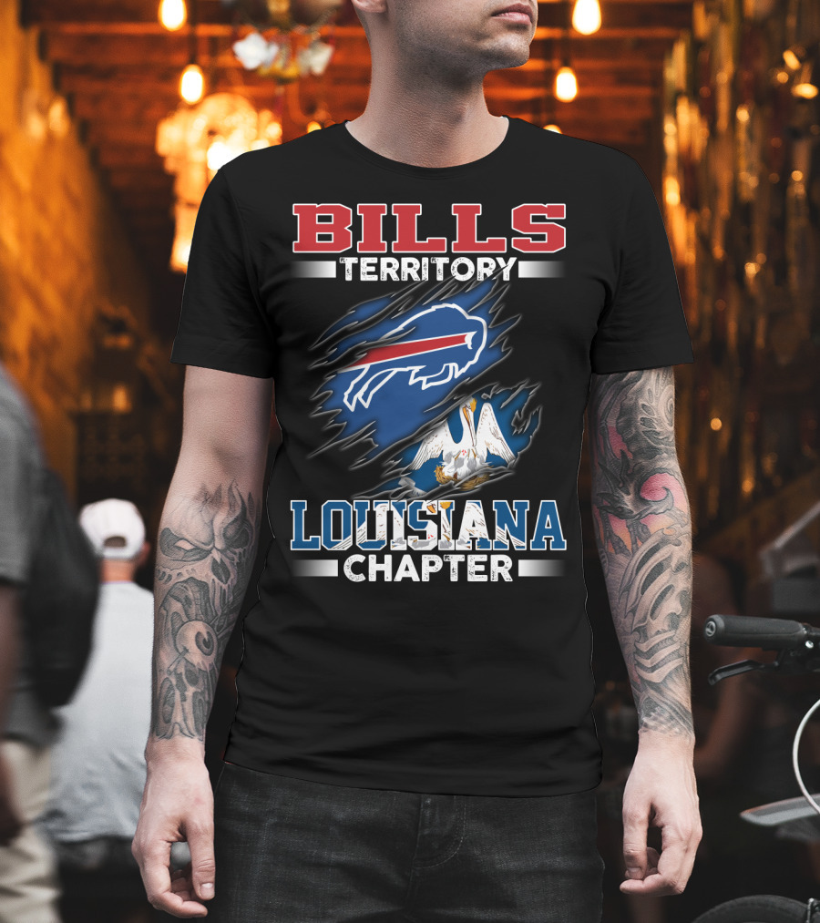 BILLS Territory Louisiana Chapter Buffalo T-Shirt