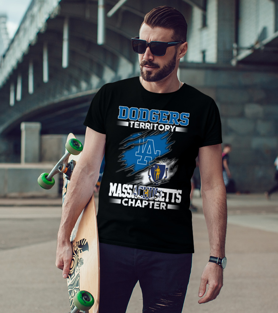 Massachusetts Chapter Dodgers Territory LA T-Shirt