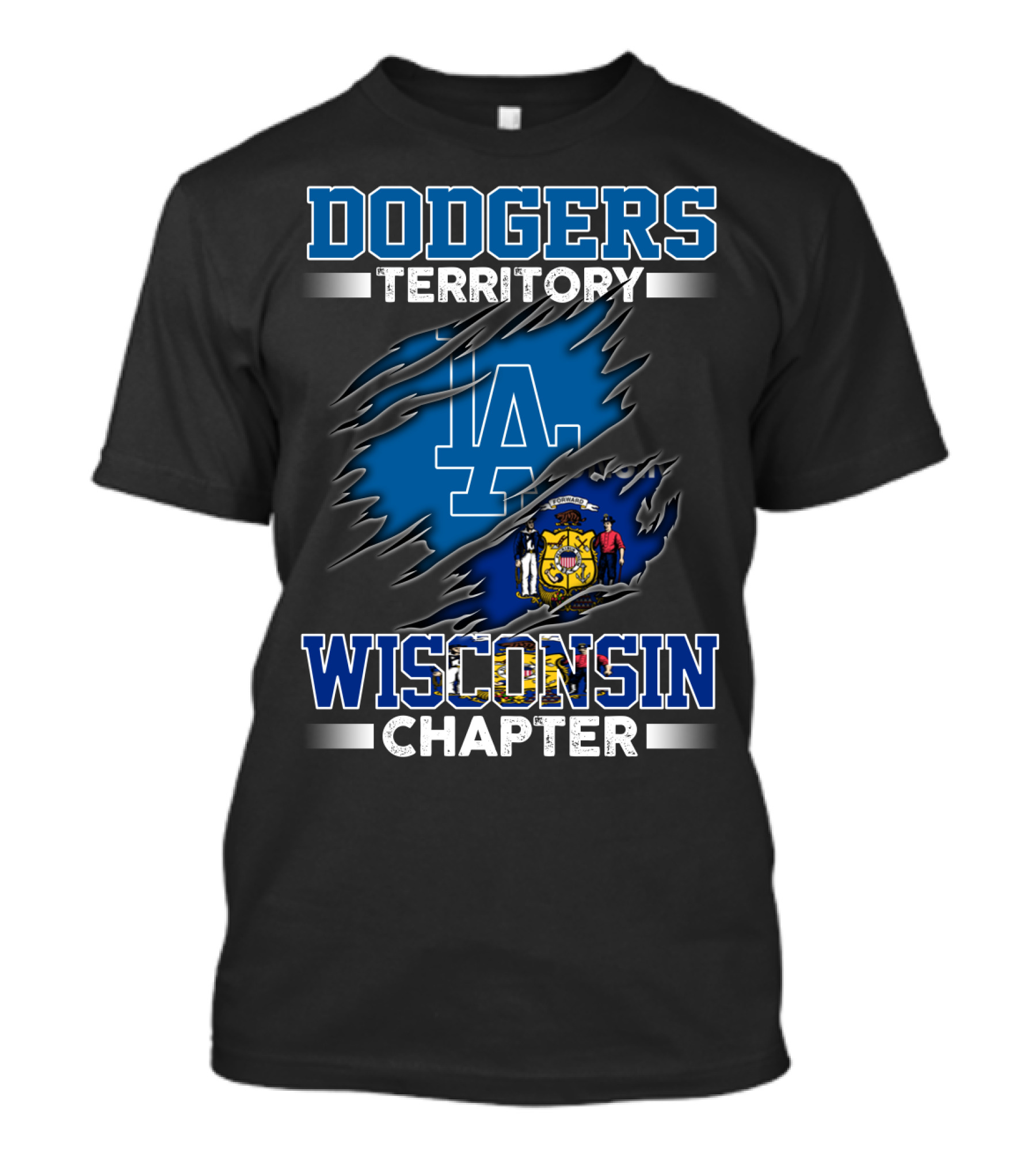 DODGERS TERRITORY LA WISCONSIN CHAPTER T-Shirt