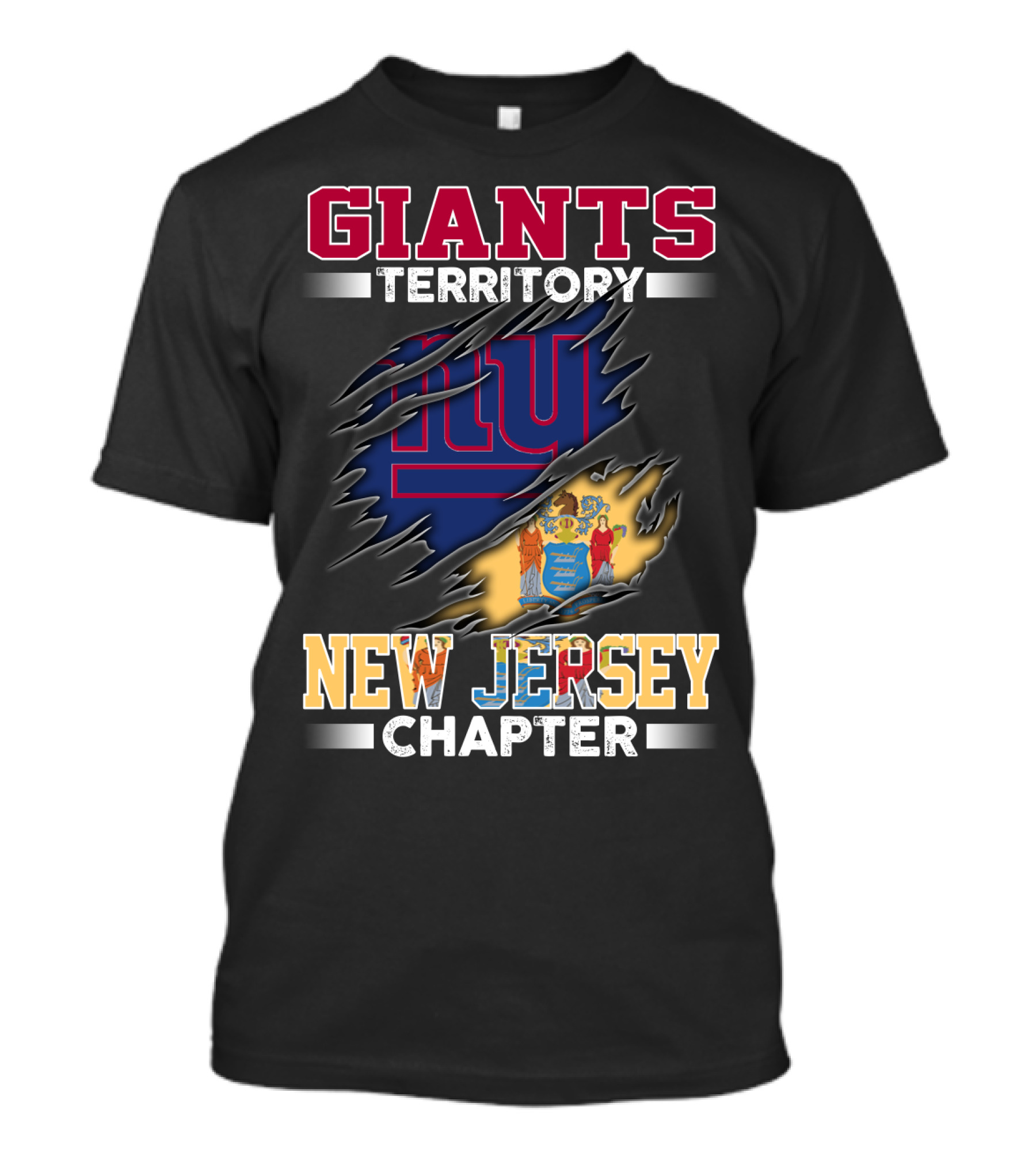GIANTS TERRITORY NEW JERSEY CHAPTER T-Shirt