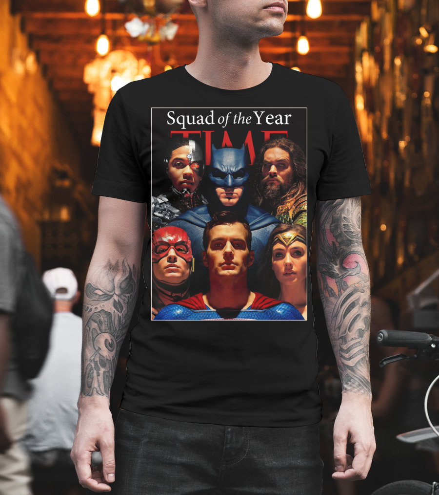 Squad Of The Year TIME Justice League Heroes T-Shirt