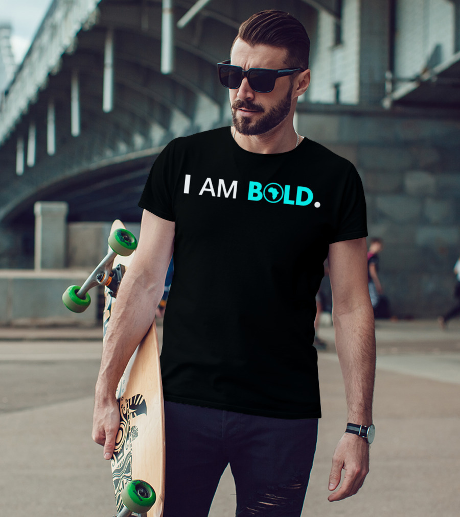 I Am Bold Africa Map T-Shirt