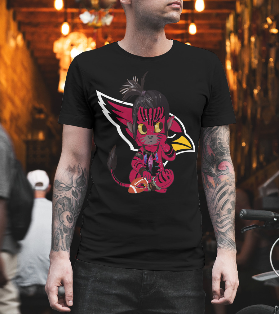 Avatar Cardinals Football Creature with Team T-Shirt