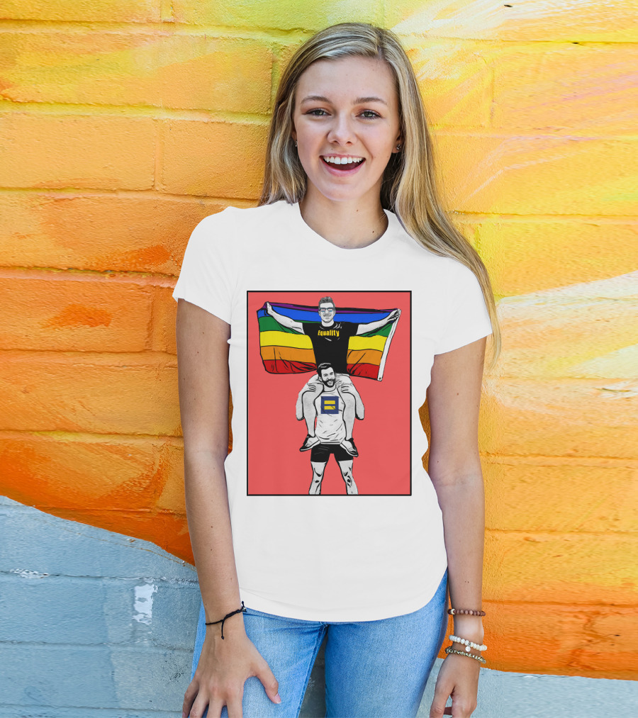 Equality Pride Flag Human Rights Campaign T-Shirt