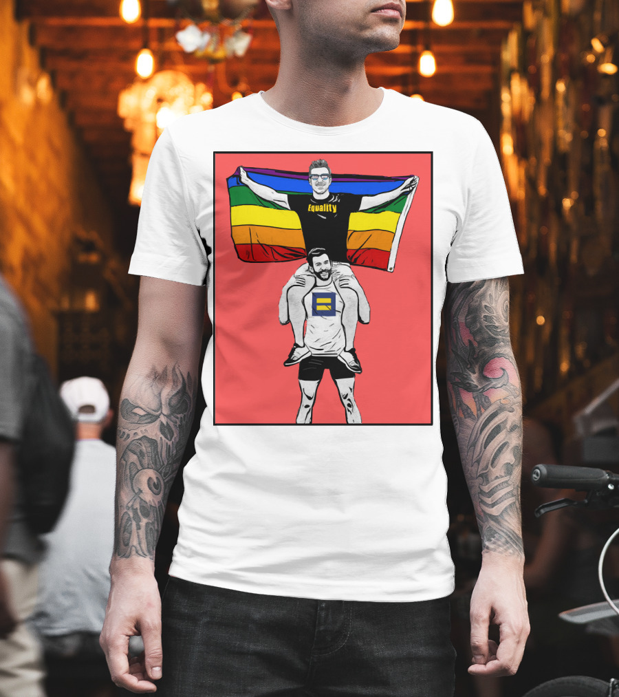 Equality Pride Flag Human Rights Campaign T-Shirt