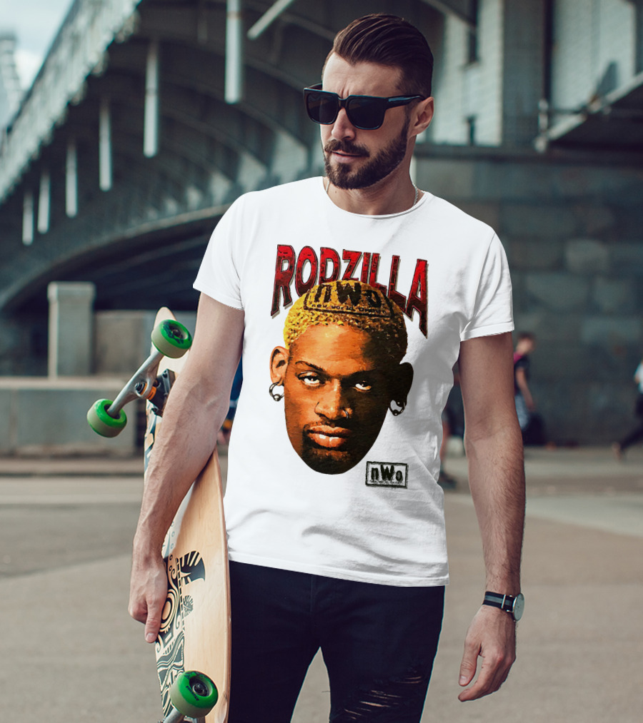 Dennis Rodman Rodzilla NWo Wrestling Legend The Worm T-Shirt