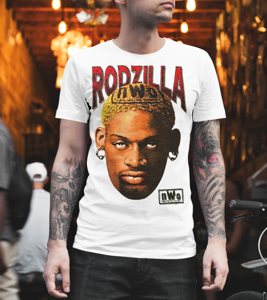 Dennis Rodman Rodzilla nWo Wrestling Legend The Worm T-Shirt