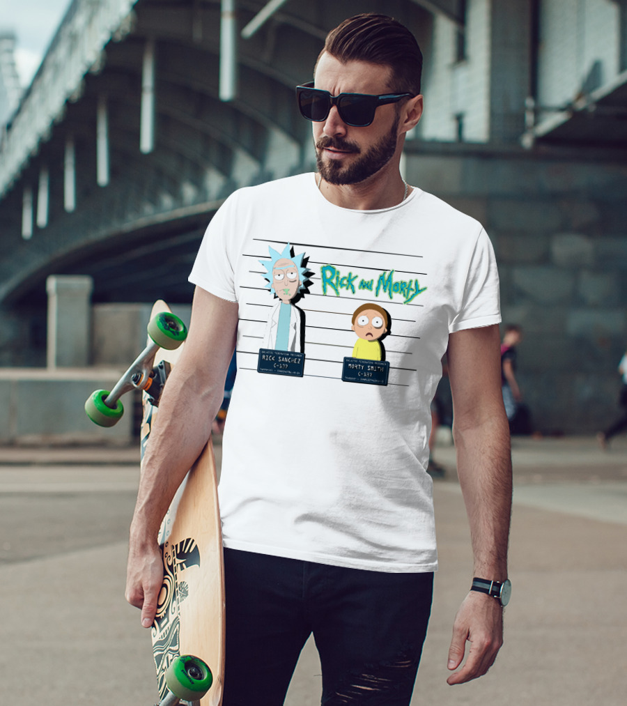 Rick And Morty Galactic Federation Prisoners C-137 Mugshot T-Shirt