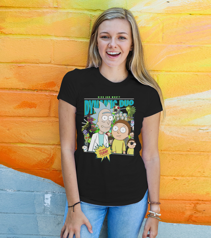 Rick And Morty Dynamic Duo The Great Team T-Shirt