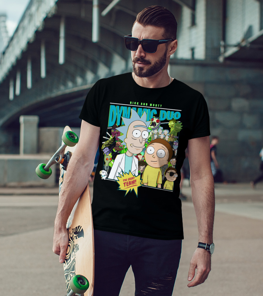 Rick And Morty Dynamic Duo The Great Team T-Shirt