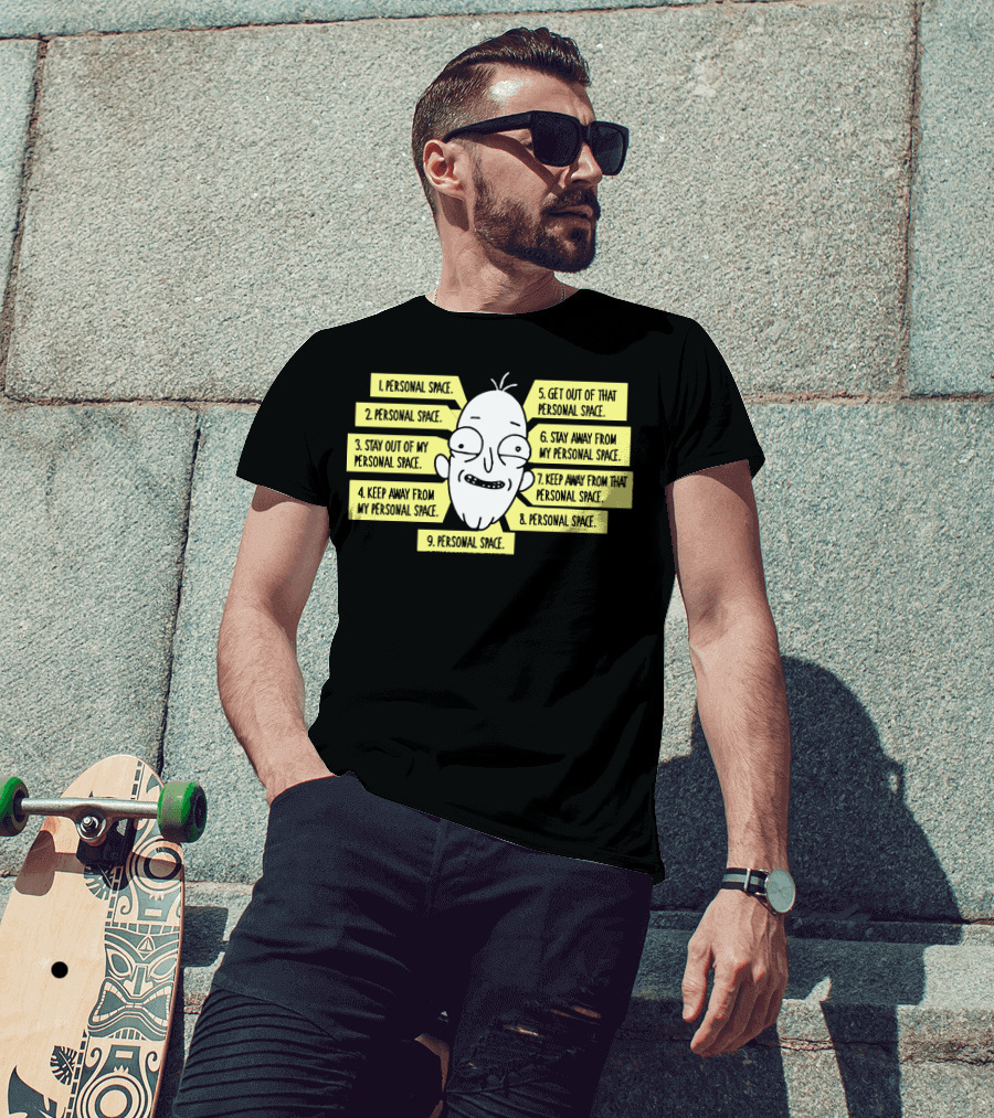Phillip Jacobs Personal Space Quotes Numbered List T-Shirt