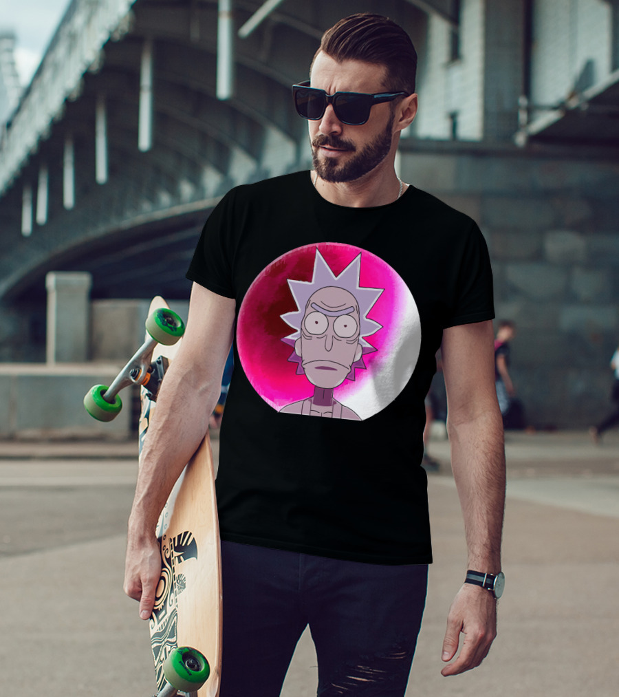 Samurai Rick Anime Crossover Style Expression T-Shirt